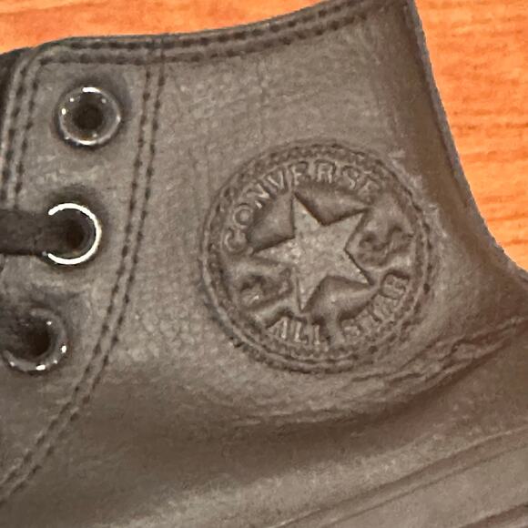 Converse Chuck Taylor All Star Lugged Heel Platform high-top sneaker black sz 2 - Picture 7 of 7